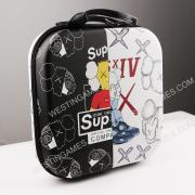 Square Hard Carrying Case Travel Pouch Bag for switch Ring Fit - Sesame Street Limited 02