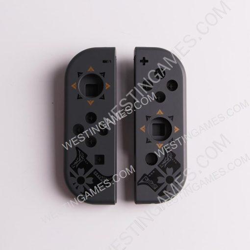 Left and Right Housing Cover Case with SL SR Button Set for Switch Joy-con Monster Hunter Grey