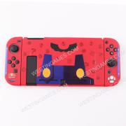 Soft TPU Grip Carton Case and Ergonomic Shock-Absorption Cover for Switch Red Mario