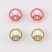 New 4in1 Night Light Mario Thumb Grips Analog Caps Silicone Rubber For PS5 Green Pink 02