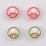 New 4in1 Night Light Mario Thumb Grips Analog Caps Silicone Rubber For PS5 Green Pink 03