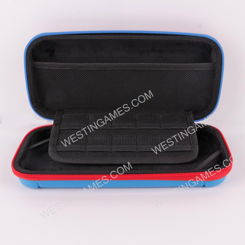 Limited Red and Blue Protective Storage Hard Case Carrying Bag for Switch - Mario Pixel - Image 4