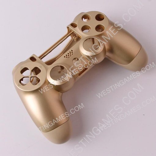 Replacement Top and Bottom Housing Shell Case for ps4 Controller JDM-050 - Gold - Image 2