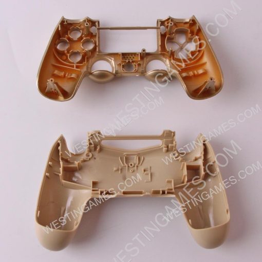 Replacement Top and Bottom Housing Shell Case for ps4 Controller JDM-050 - Gold - Image 4