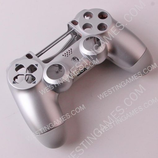 Replacement Top and Bottom Housing Shell Case for ps4 Controller JDM-050 - Siliver - Image 2