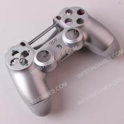 Replacement Top and Bottom Housing Shell Case for ps4 Controller JDM-050 - Siliver 02