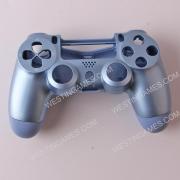 Replacement Top and Bottom Housing Shell Case for ps4 Controller JDM-050 - Titanium Blue