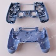 Replacement Top and Bottom Housing Shell Case for ps4 Controller JDM-050 - Titanium Blue 04