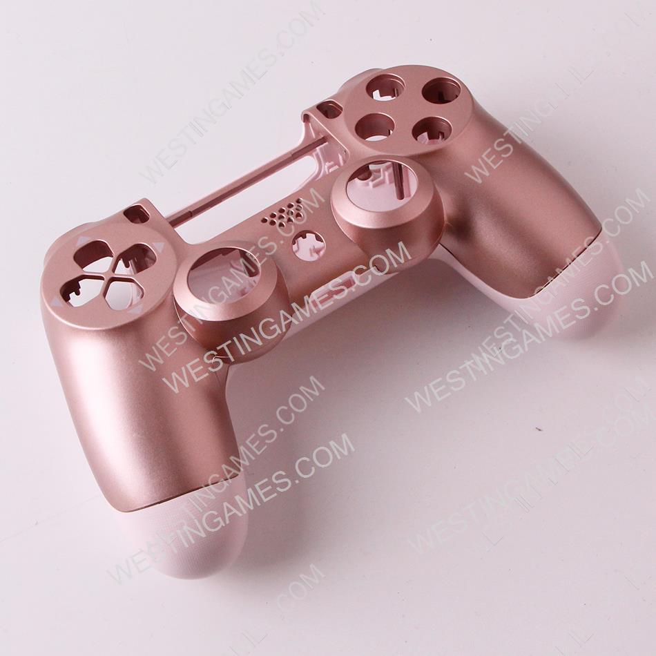 Replacement Top and Bottom Housing Shell Case for ps4 Controller JDM-050 - Rose Gold - Image 2