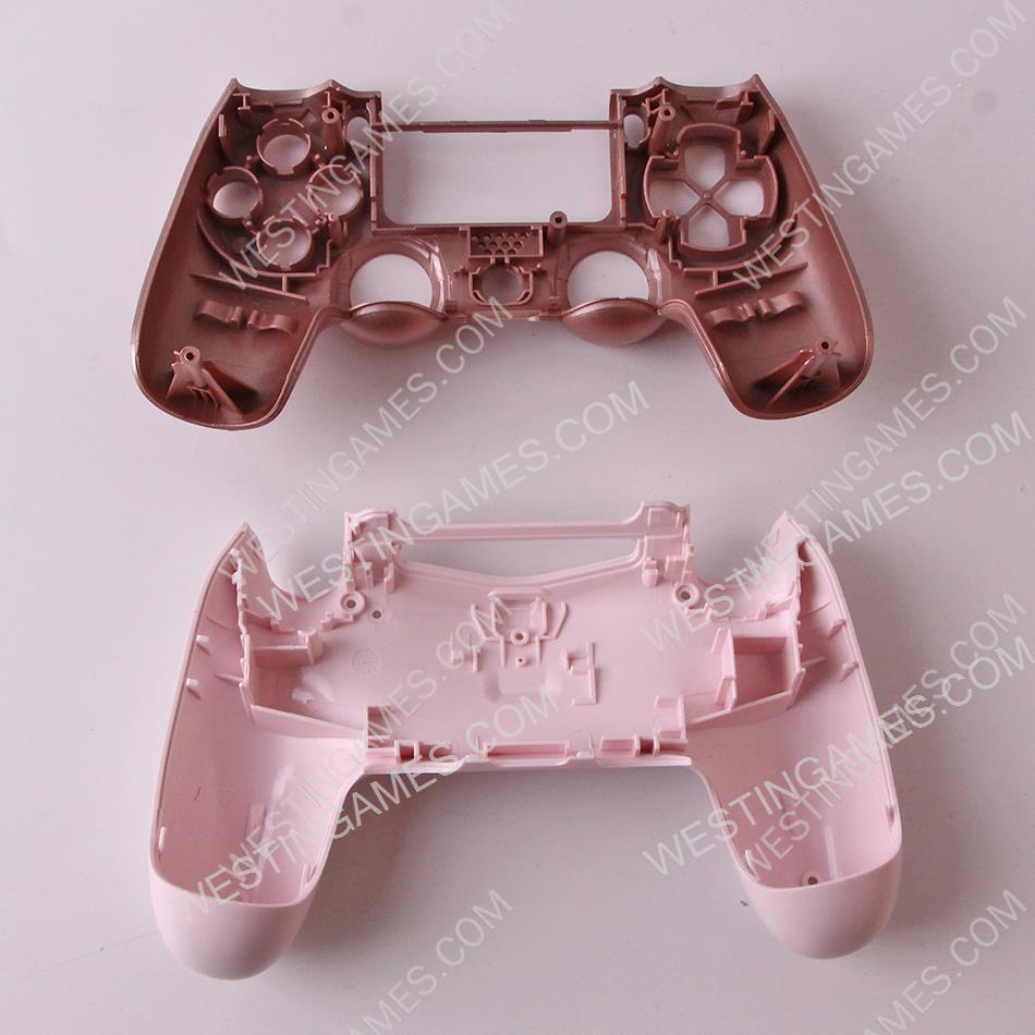 Replacement Top and Bottom Housing Shell Case for ps4 Controller JDM-050 - Rose Gold - Image 4
