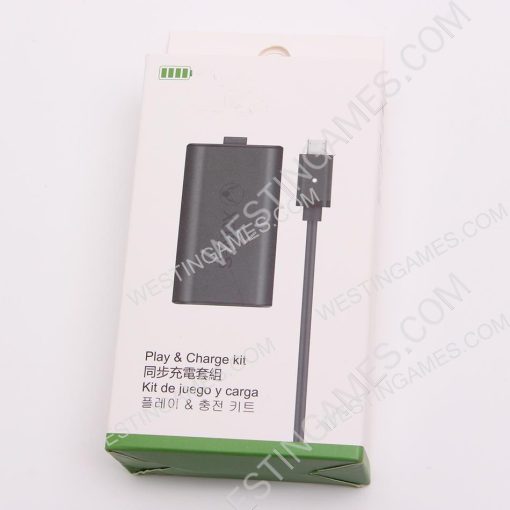 Play and Charge Rechargeable 1200mAh Battery Kit for XBOX ONE and Series S/X Controller