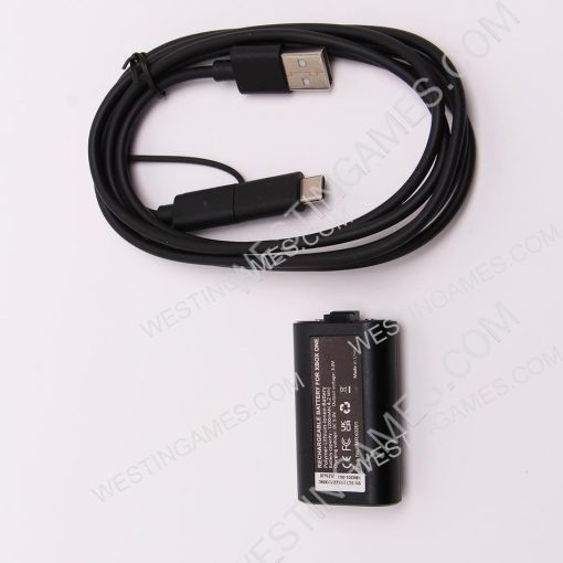 Play and Charge Rechargeable 1200mAh Battery Kit for XBOX ONE and Series S/X Controller - Image 4