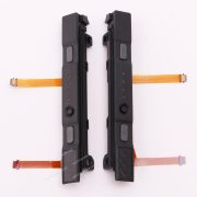 OEM Complete Left Right Plastic Rail Assembly with Flex Cable for NS switch Joy-con Grey