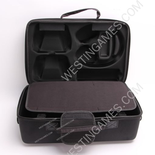 Protective Deluxe Bag Adjustable Handle Bag Travel Carrying Case For For PS5 Console - Black - Image 4