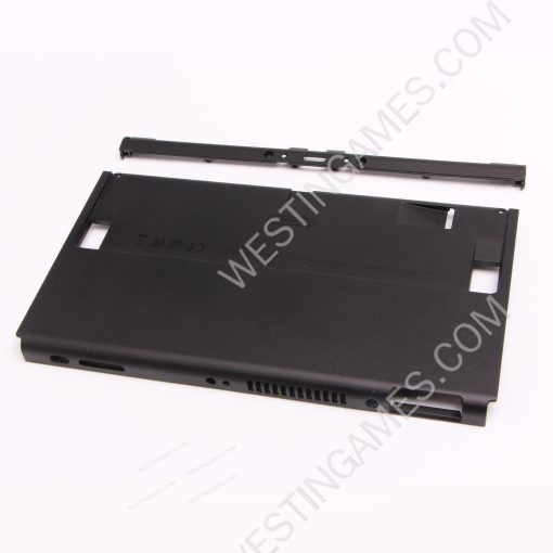 Original Replacement Rear Back Cover with Bottom Frame for NS switch OLED Console Black - Image 3