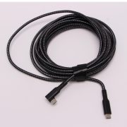 Link Cable 16FT 3.0 Type-C to C Nylon Braided PC Connect Power Data Extension Charging Cord Virtual Reality Gaming Accessories for Oculus Quest 2 - Black