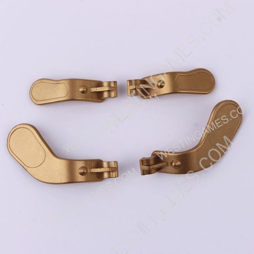 4 Paddles Buttons Set Replacement Parts for XBOX ONE Elite 1 and 2 Controller Gold - Image 2