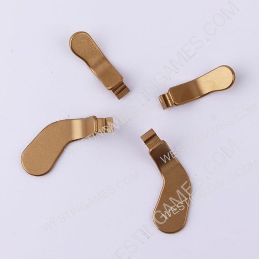 4 Paddles Buttons Set Replacement Parts for XBOX ONE Elite 1 and 2 Controller Gold - Image 3