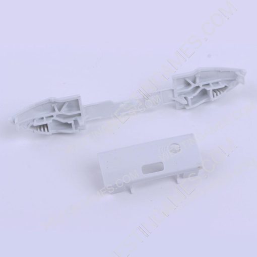 Replacement lb rb Trigger Button with Middle Piece Frame for XBOX Series x Controller - White - Image 3
