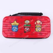 Red Protective Storage Hard Case Carrying Bag for Switch and OLED - Mario B