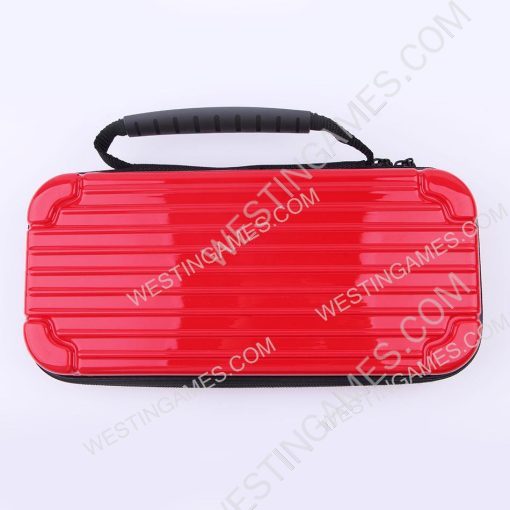 Red Protective Storage Hard Case Carrying Bag for Switch and OLED - Mario B - Image 2