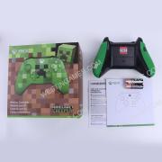 Wireless Bluetooth Gamepad Controller with Packing for XBOX ONE Slim Windows PC - Minecraft Green OEM A+ 04