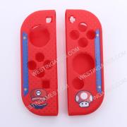 Soft TPU Grip Carton Case and Ergonomic Shock-Absorption Cover for switch OLED Red Mario 03