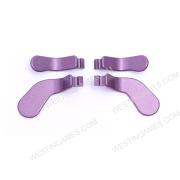 4 Paddles Buttons Set Replacement Parts for XBOX ONE Elite 1 and 2 Controller Purple