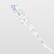 White Side Dust Proof Filter Cover Dust Net And Cooling Vents Dirty Prevent mesh for PS5 Slim Console - PS Logo Anniversary