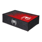 Horizontal Red Protective Dust Prevent Cover Sleeve for PS5 Console - Spider Man
