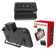 Mini Portable Cooling Fan with Temperature Control and type-c Port for Switch 2 Console