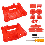 Replacement Housing Shell Case Compatible For N64 Game Console - Translucent Red