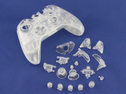 Replacement Complete Clear Housing Shell Case for XBOX ONE Controller - Transparent White