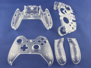 Replacement Complete Clear Housing Shell Case for XBOX ONE Controller - Transparent White 04