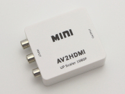 3RCA CVBS AV to HDMI 720P/1080P Mini Composite Video Converter Adapter for PS2 PS3 XBOX NES FC 02