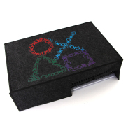 Horizontal Black Protective Dust Prevent Cover Sleeve for PS5 Console - BIg PS Logo 03