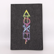 Black Protective Dust Prevent Cover Sleeve for PS5 Console - PS Logo