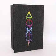 Black Protective Dust Prevent Cover Sleeve for PS5 Console - PS Logo 03