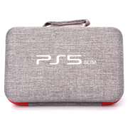 Protective Deluxe Bag Adjustable Handle Bag Travel Carrying Case For PS5 Slim Console - Grey