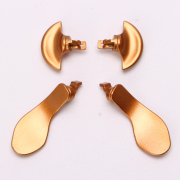 Replace Metal Paddles Accessories For PS5 Edge Elite Handle Metal Back Key - Bright Gold 02