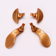 Replace Metal Paddles Accessories For PS5 Edge Elite Handle Metal Back Key - Bright Gold 03