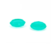 Plastic Diamond Shape Thumb Grips Analog Capcs For NS Switch 2 Clear Green