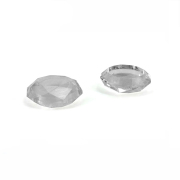 Plastic Diamond Shape Thumb Grips Analog Capcs For NS Switch 2 Clear