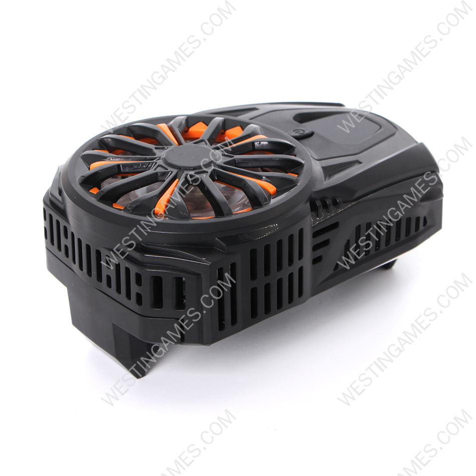 SL02 ABS Portable Mobile Phone Semiconductor Back-clip Cooling Fan Built-in Battery PUBG Game Cooler for 06