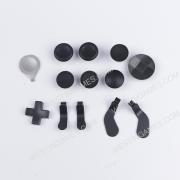 12Pcs Swap Thumbsticks Grips Metal Magnetic Stick Set for XBOX ONE Elite 2 Controller - Black