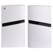 Replacement Shockproof ABS Replacement Shell Cover for Sony PS5 Pro DE System - White