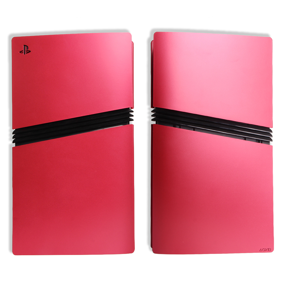 Replacement Shockproof ABS Replacement Shell Cover for Sony PS5 Pro DE System - Red