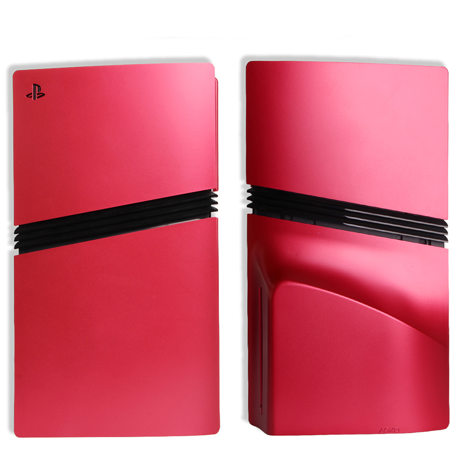 Replacement OEM Housing Case Faceplate Integrated Cover for Sony PS5 Pro HUD System - Red