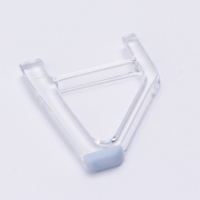 1Pair Desktop Stand Host Simple Triangle Bracket for PS5 Slim HUD Clear White 03