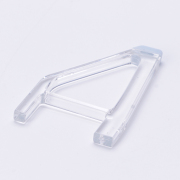 1Pair Desktop Stand Host Simple Triangle Bracket for PS5 Slim HUD Clear White 04